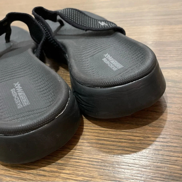 Skechers Mens Flip-Flop Sandals Black size 10 main image 7